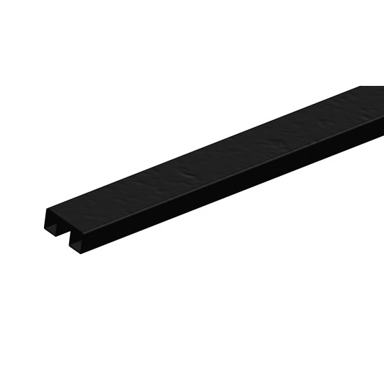 Capping Top For Aluminium Fence Board - Black