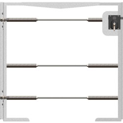 0.90m High CHEADLE Gate Kit - Light Grey