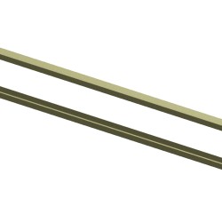 1.83m Cross Rails Set For CHEADLE Fence Panel (Top & Bottom) - Olive