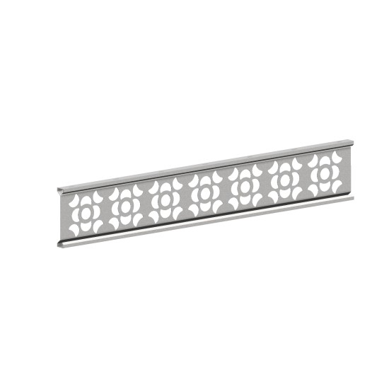 2.40m FLEUR Trellis Decorative Panel - Light Grey