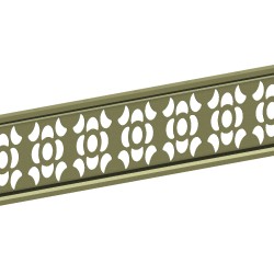 1.83m FLEUR Trellis Decorative Panel - Olive