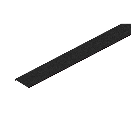 2.10m Cover For Steel Fence Post - Black