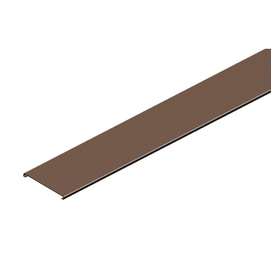 2.10m Cover For Steel Fence Post - Brown