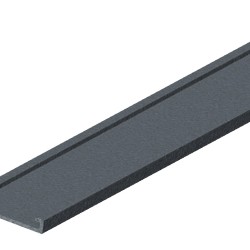2.10m Cover For Steel Fence Post U Channel - Anthracite Grey