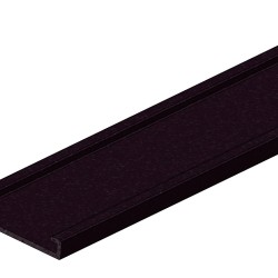 2.10m Cover For Steel Fence Post U Channel - Black