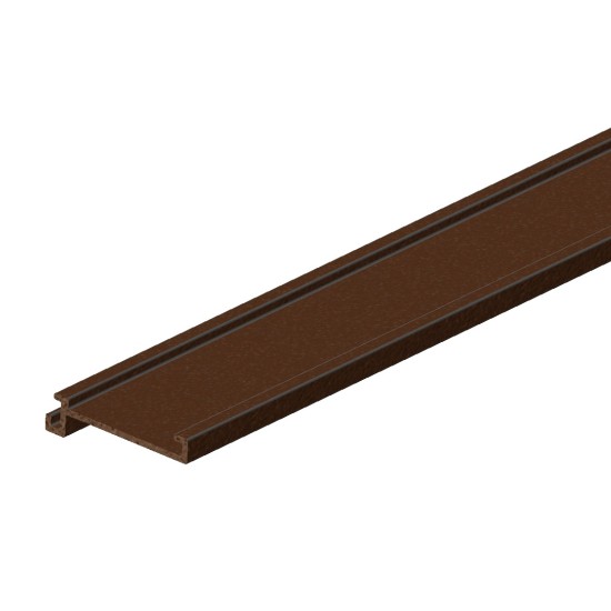 2.10m Cover For Steel Fence Post U Channel - Brown