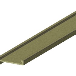 2.10m Cover For Steel Fence Post U Channel - Olive