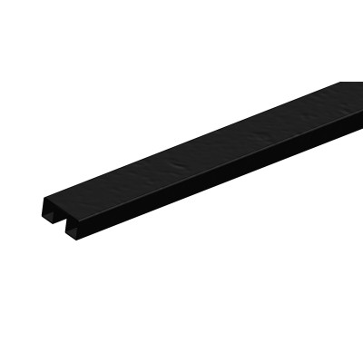 Capping Top For Aluminium Fence Board - Black