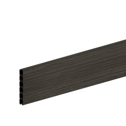 2.40m CHEADLE Slatted Fence Board - 300mm Width - Graphite Grey