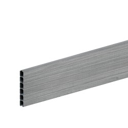 2.40m CHEADLE Slatted Fence Board - 300mm Width - Light Grey