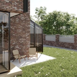 Cheadle Panel Using Your Existing Posts - Between Brick Pillars
