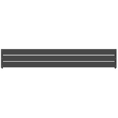 1.83m ELTON Aluminium Screen Fence Panel / Board - Black