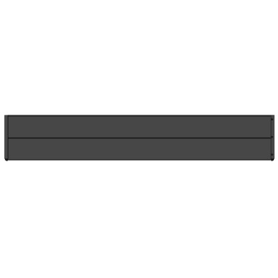 1.83m FARDON Aluminium Privacy Fence Panel - Black