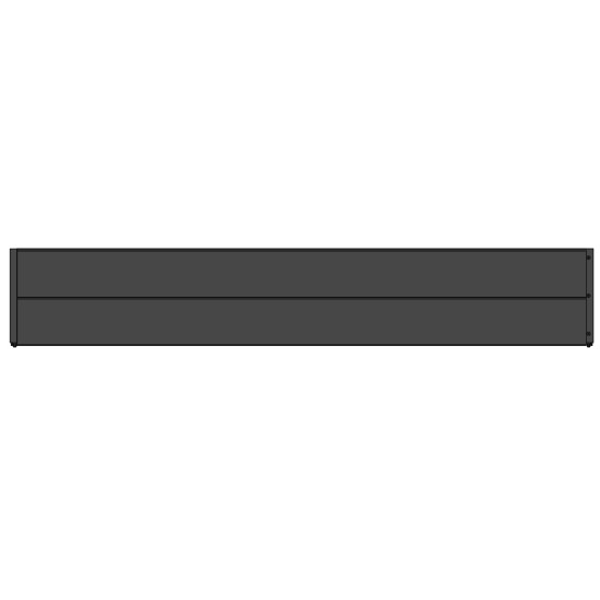 1.83m FARDON Aluminium Privacy Fence Panel - Black