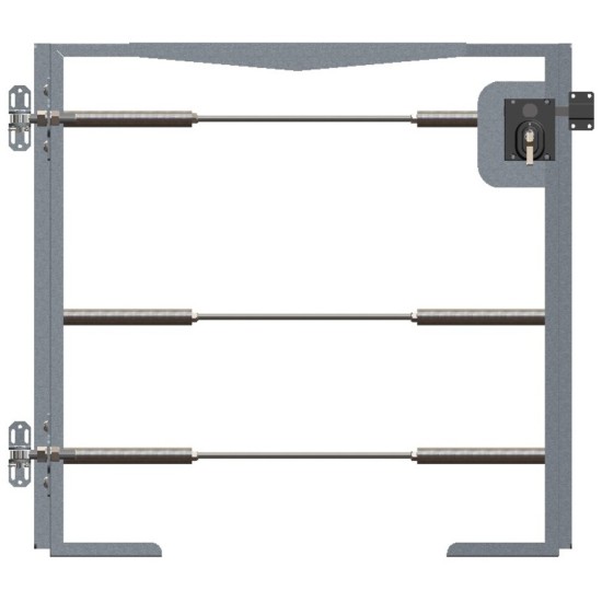 0.90m High Cheadle Gate Frame with Hinges & Tie Rods 