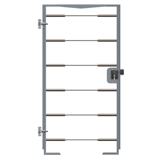 1.80m High Cheadle Gate Frame With Hinges & Tie Rods