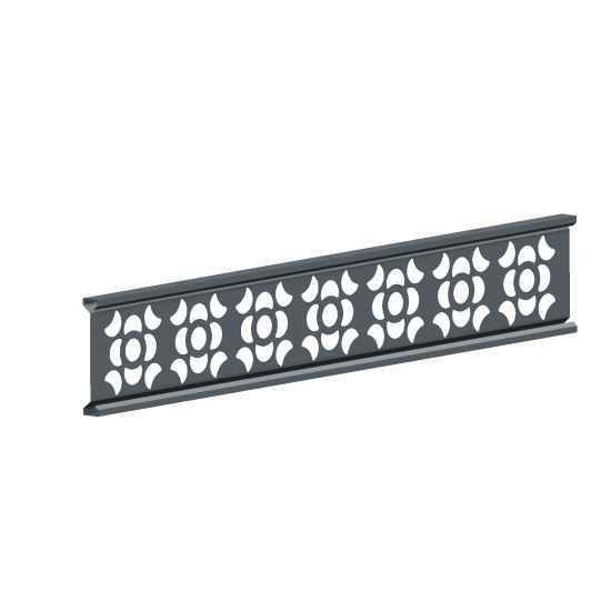 1.83m FLEUR Composite Fence Trellis Decorative Panel