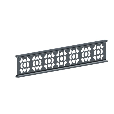 2.40m FLEUR Composite Fence Trellis Decorative Panel