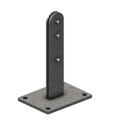 Bolt Down Fence Post Support