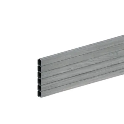 1.83m Composite Gravel Board 150mm Width - Light Grey
